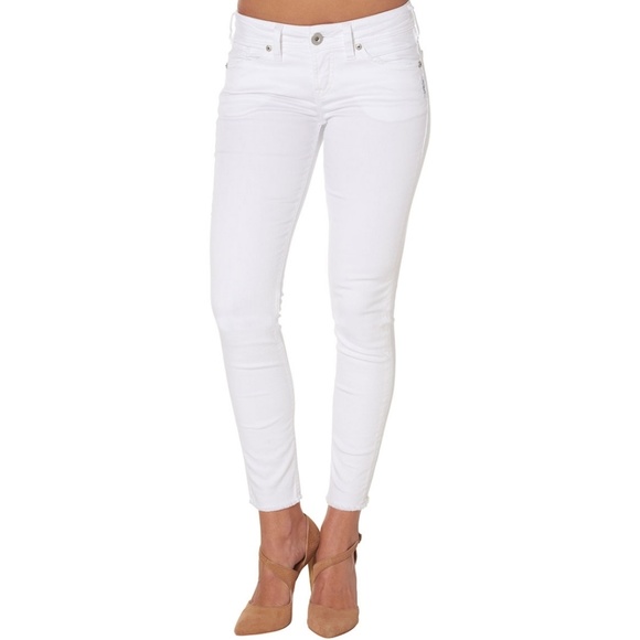 Silver Jeans Denim - SILVER Jeans Berkely Skinny Ankle Jeans White